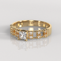 Anillo de Compromiso Amelia - Oro Amarillo 18K