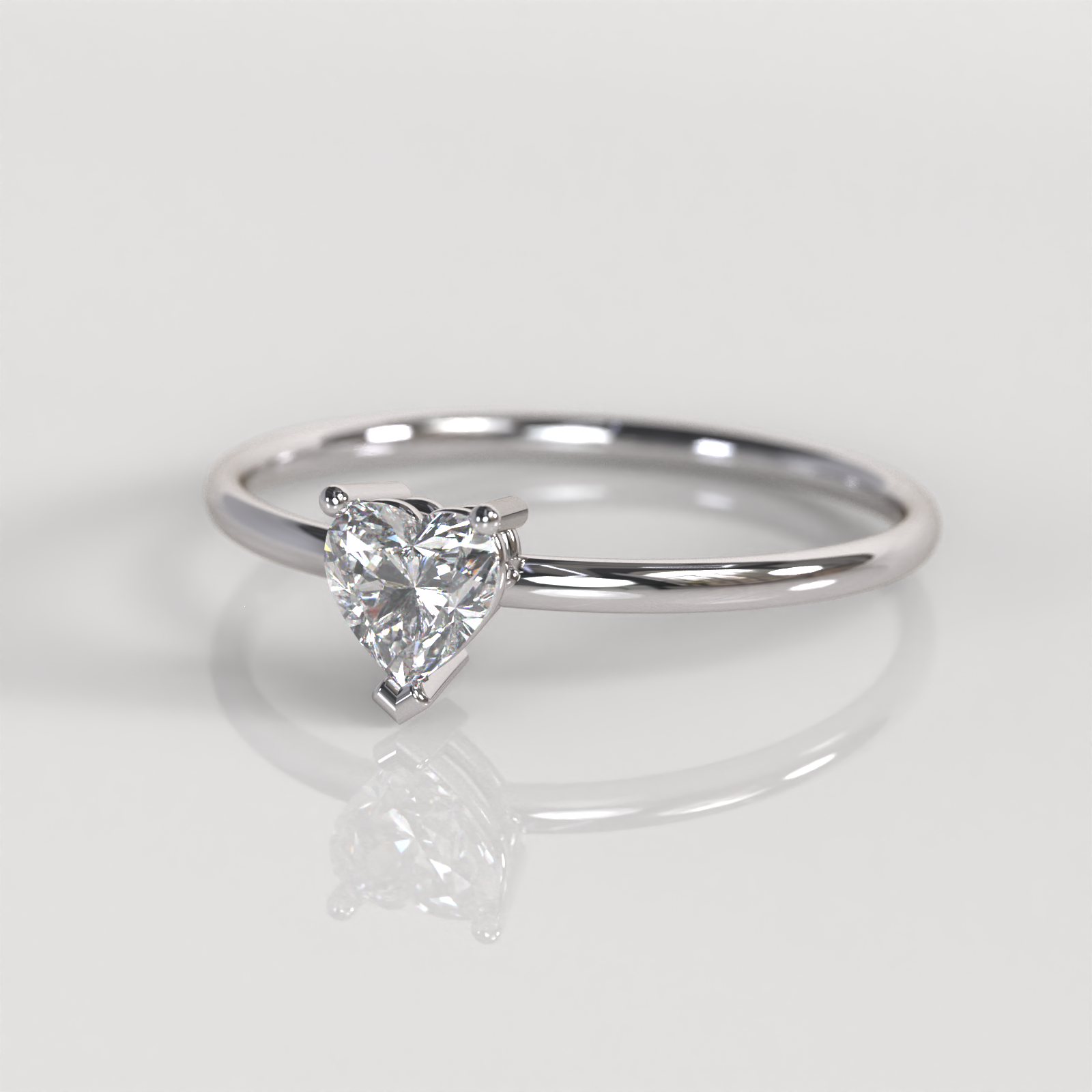 Anillo de Compromiso LoveU - Oro Blanco 18K