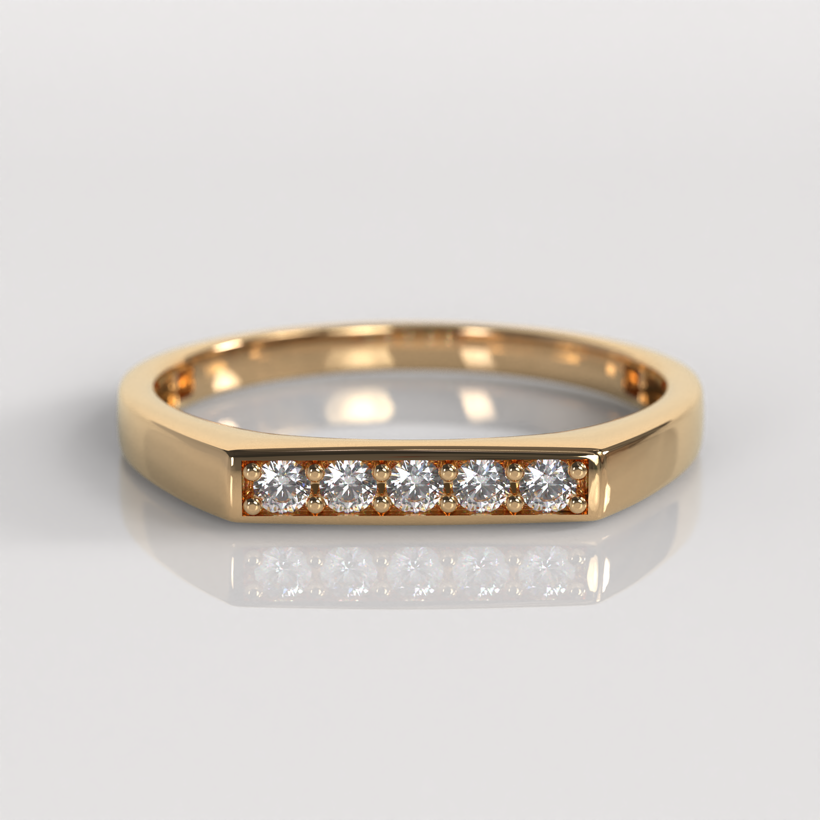Anillo Muriell - Oro Rosado 18K