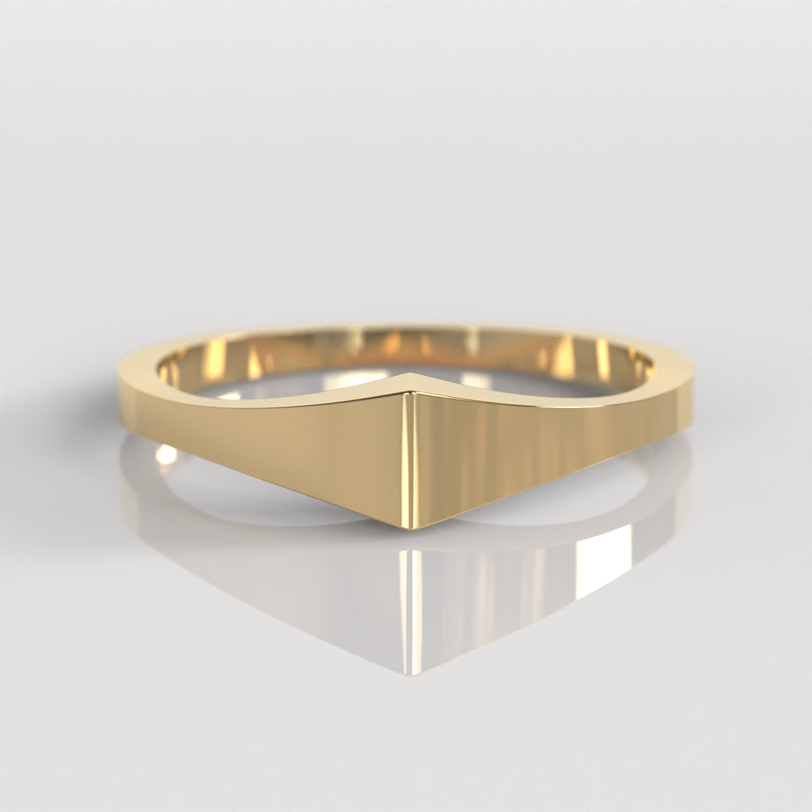 Anillo Sello Sertha - Oro Amarillo 18K