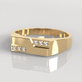 Anillo Sello Ray - Oro Amarillo 18K