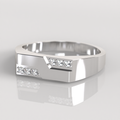Anillo Sello Ray - Plata