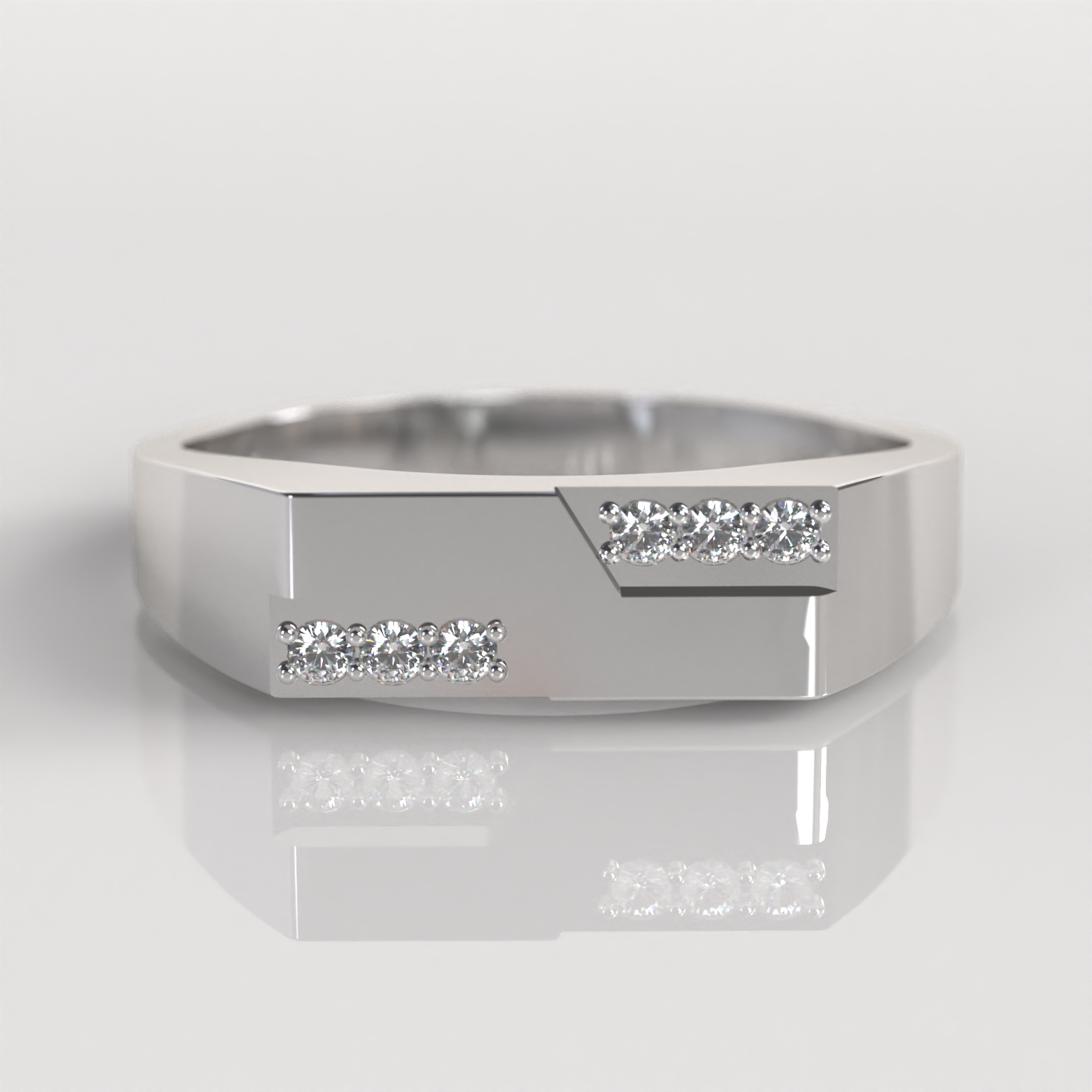 Anillo Sello Ray - Plata