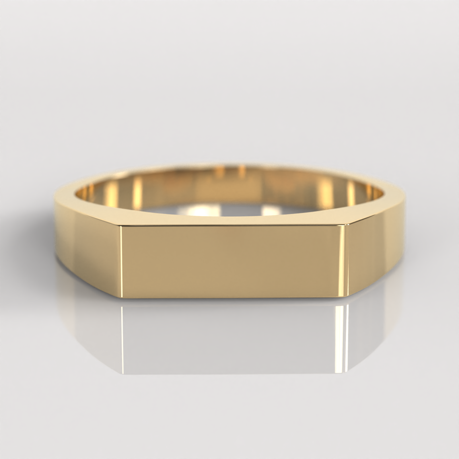 Anillo Sello Ethan - Oro Amarillo 18K