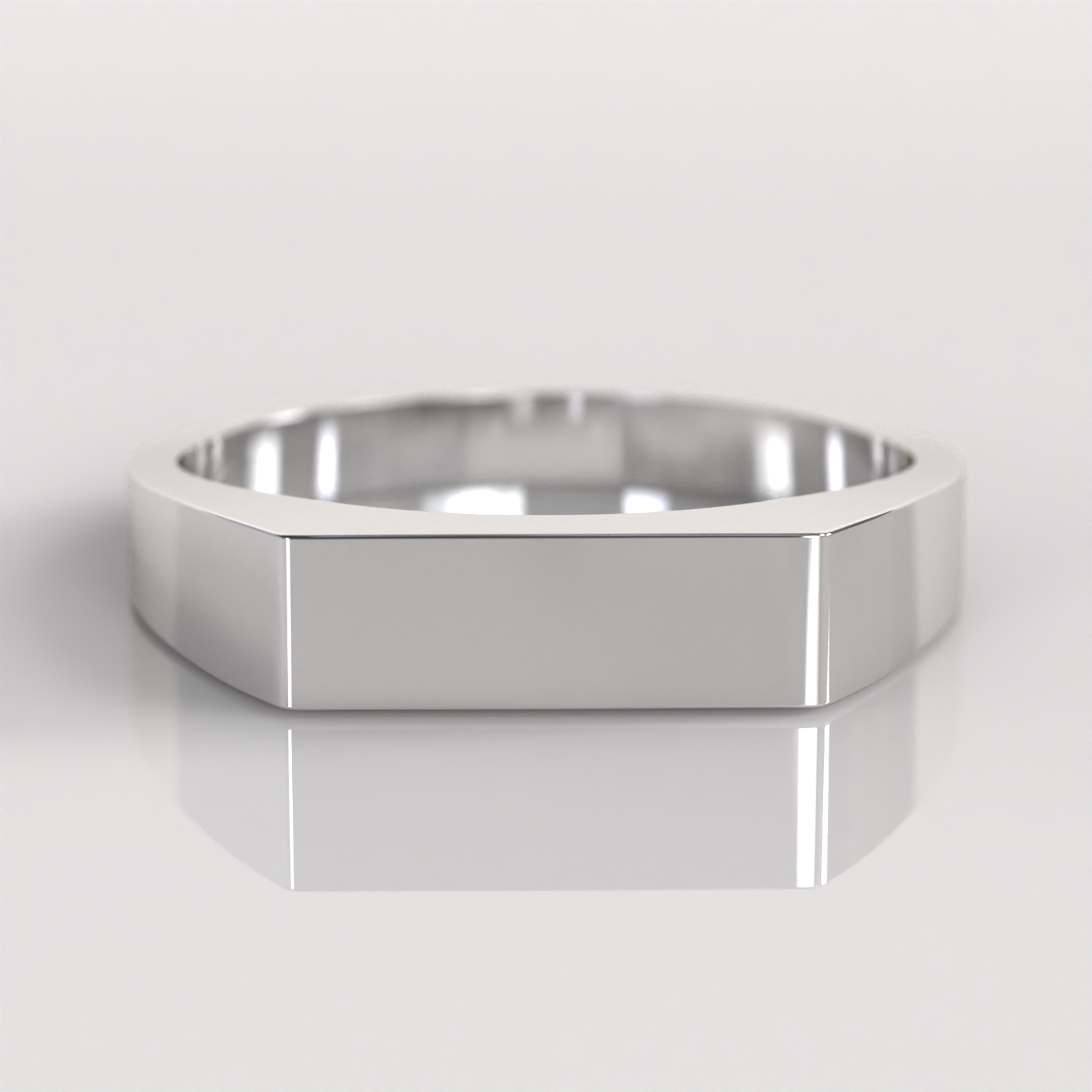 Anillo Sello Ethan - Plata