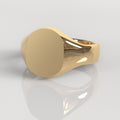 Anillo Sello Oval - Oro Amarillo 18K