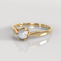 Anillo de Compromiso Celine - Oro Amarillo 18K