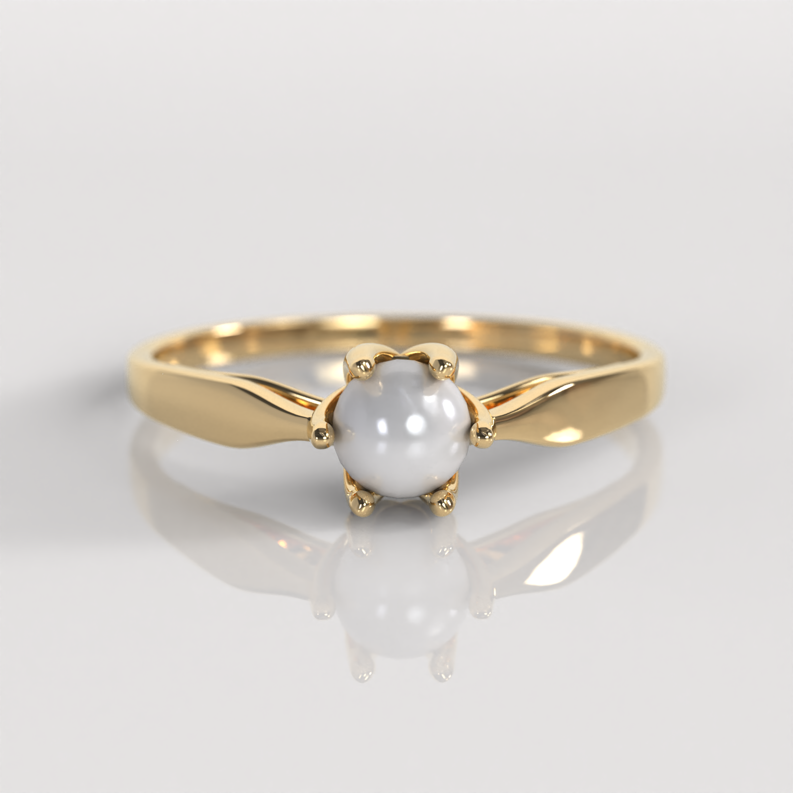 Anillo de Compromiso Celine - Oro Amarillo 18K