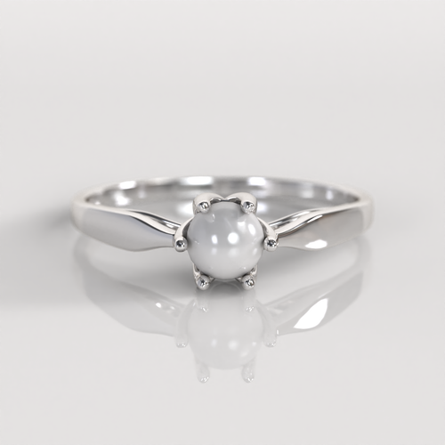 Anillo de Compromiso Celine - Plata