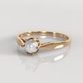 Anillo de Compromiso Celine - Oro Rosado 18K