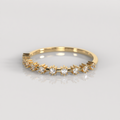 Anillo de Compromiso Emma - Oro Amarillo 18K