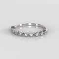 Anillo de Compromiso Emma - Oro Blanco 18K