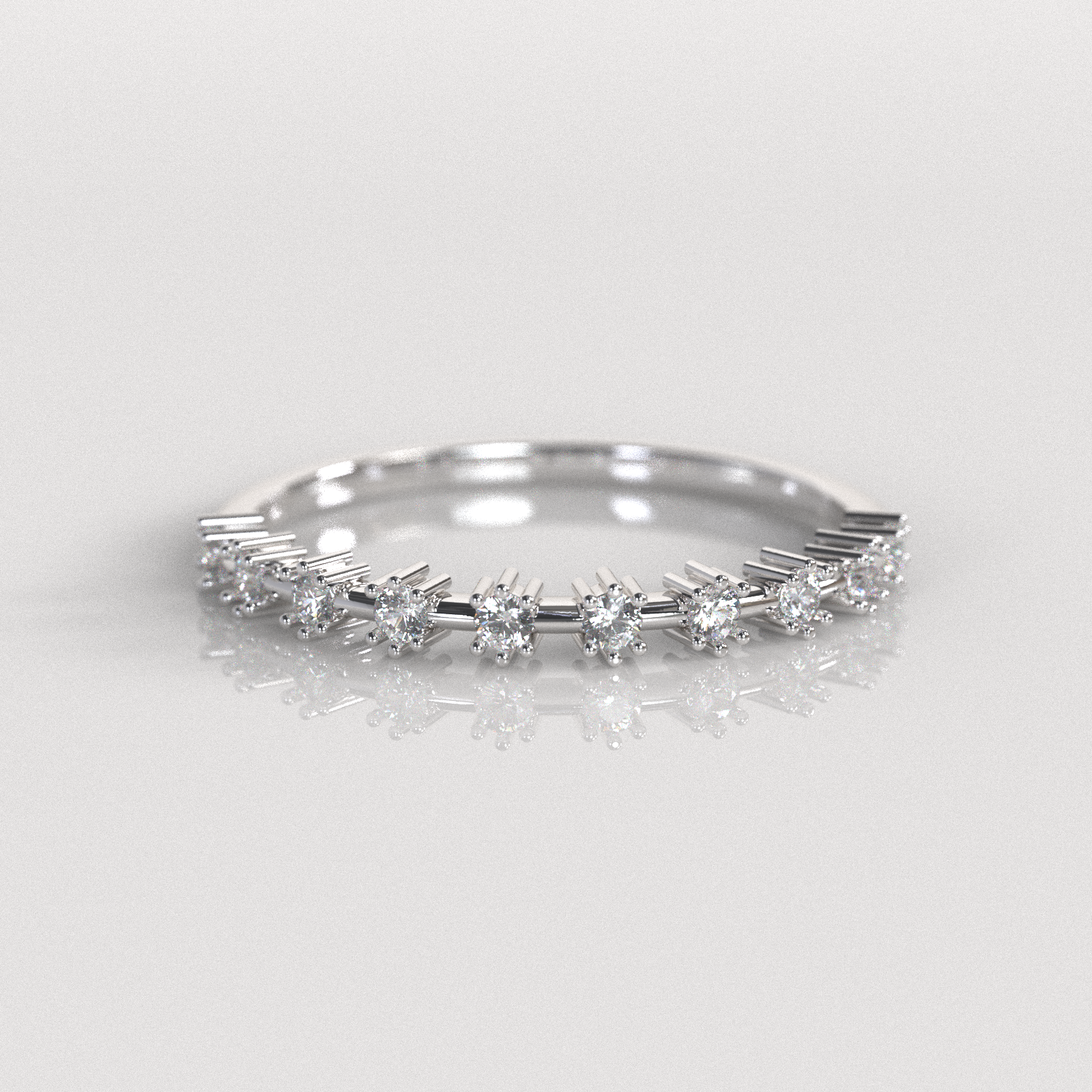 Anillo de Compromiso Emma - Plata