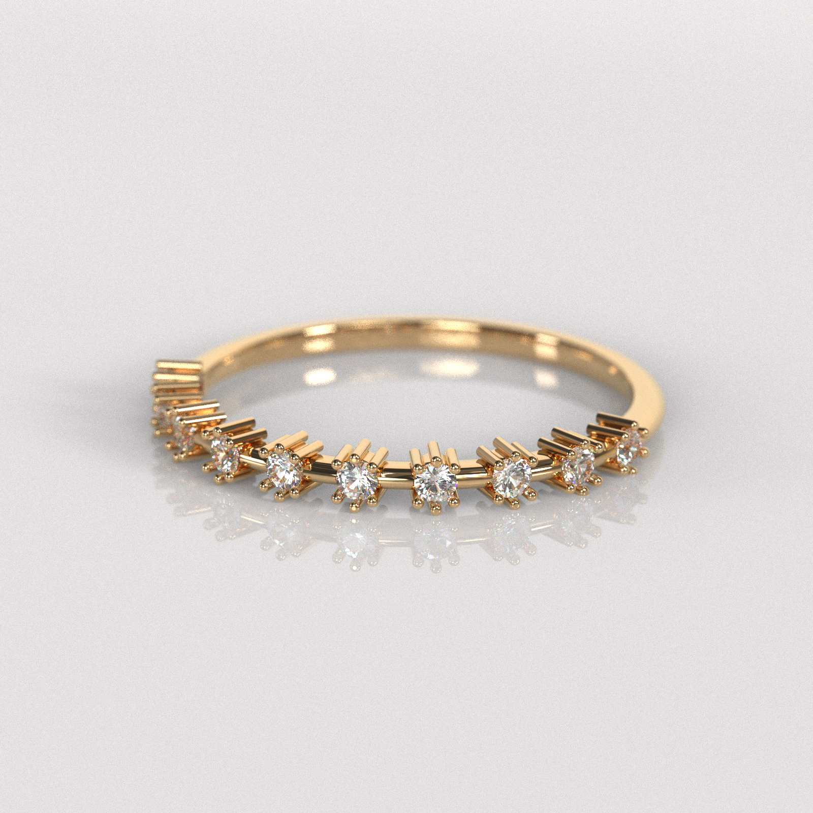 Anillo de Compromiso Emma - Oro Rosado 18K