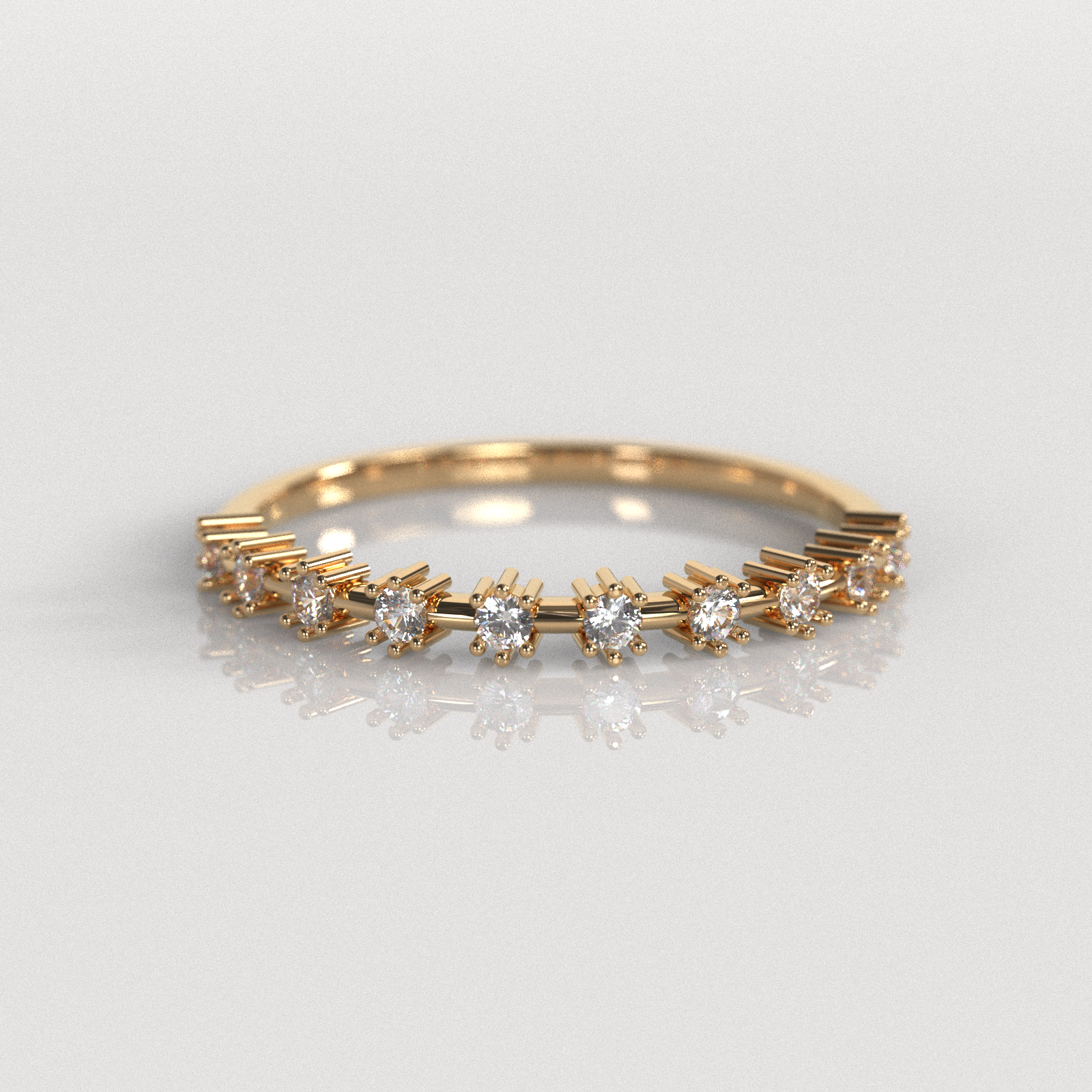 Anillo de Compromiso Emma - Oro Rosado 18K
