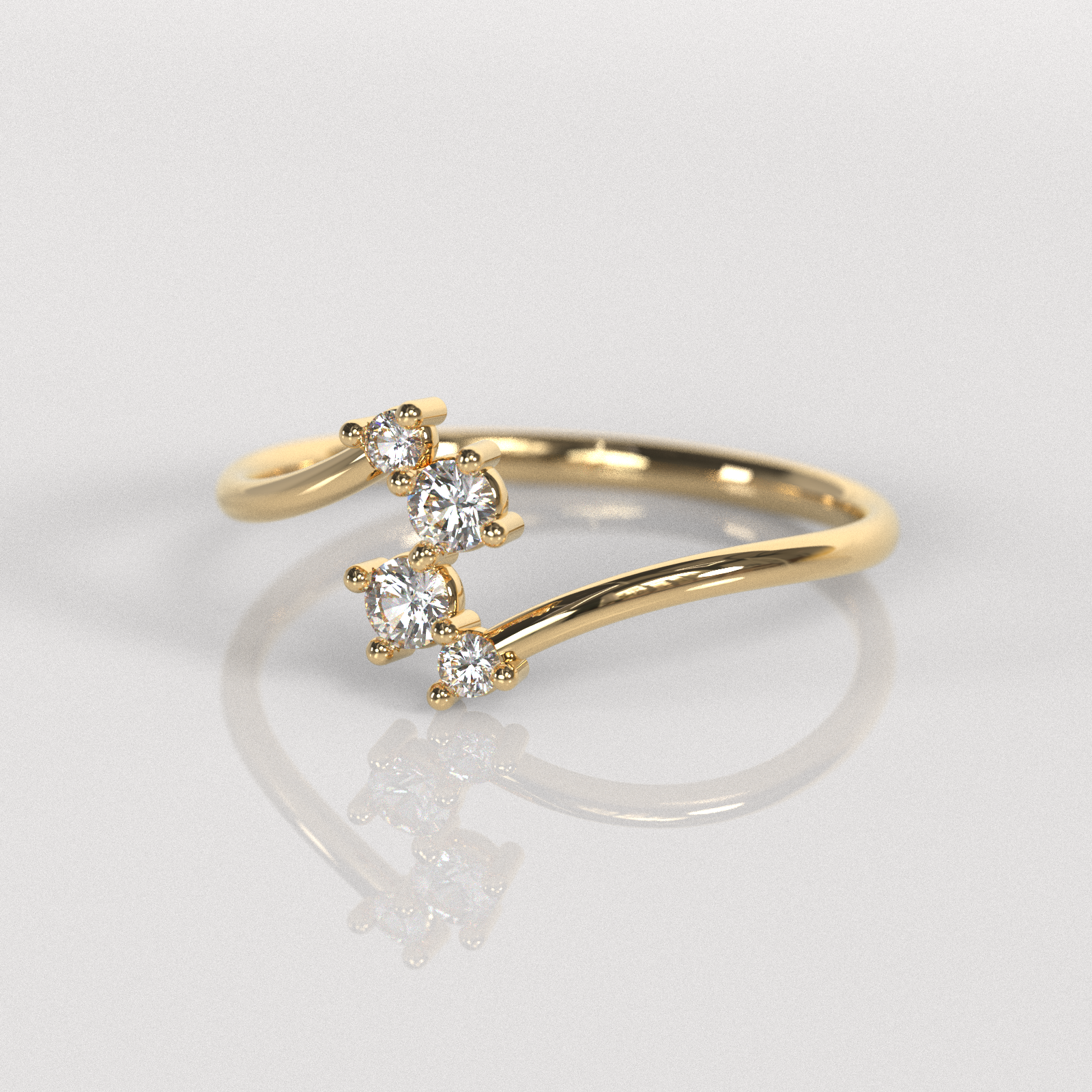 Anillo Catherine - Oro Amarillo 18K