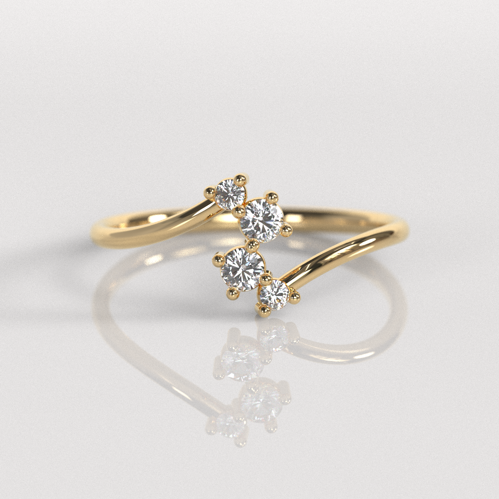 Anillo Catherine - Oro Amarillo 18K