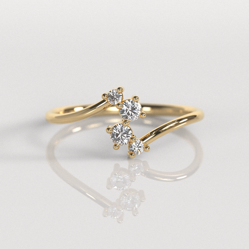 Anillo Catherine - Oro Amarillo 18K