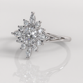 Anillo de Compromiso Magno - Oro Blanco 18K
