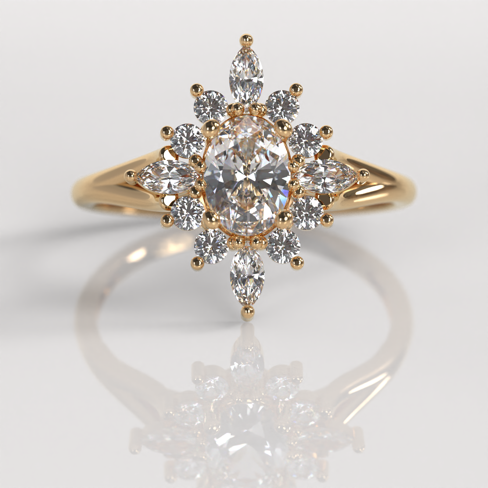 Anillo de Compromiso Magno - Oro Rosado 18K
