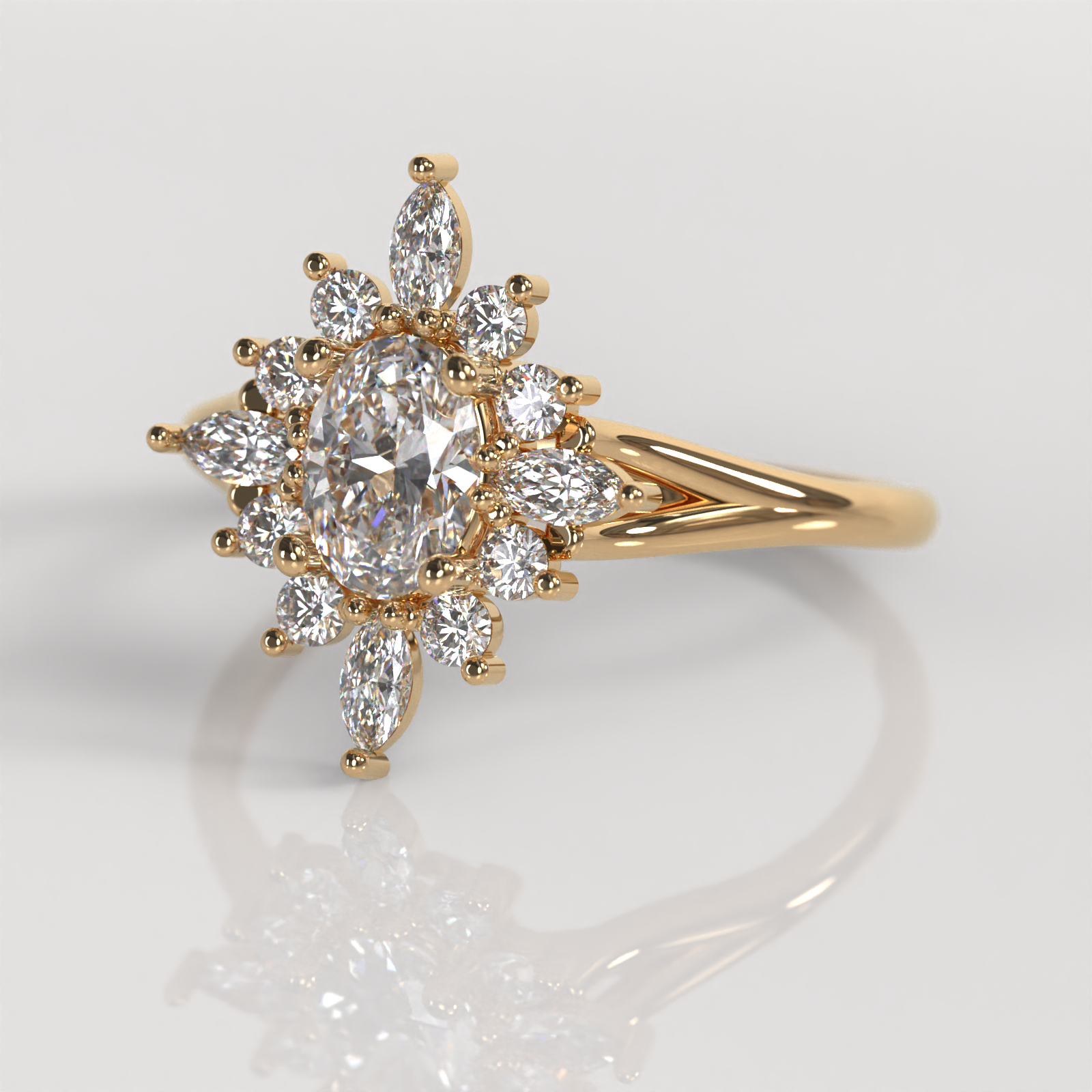 Anillo de Compromiso Magno - Oro Rosado 18K