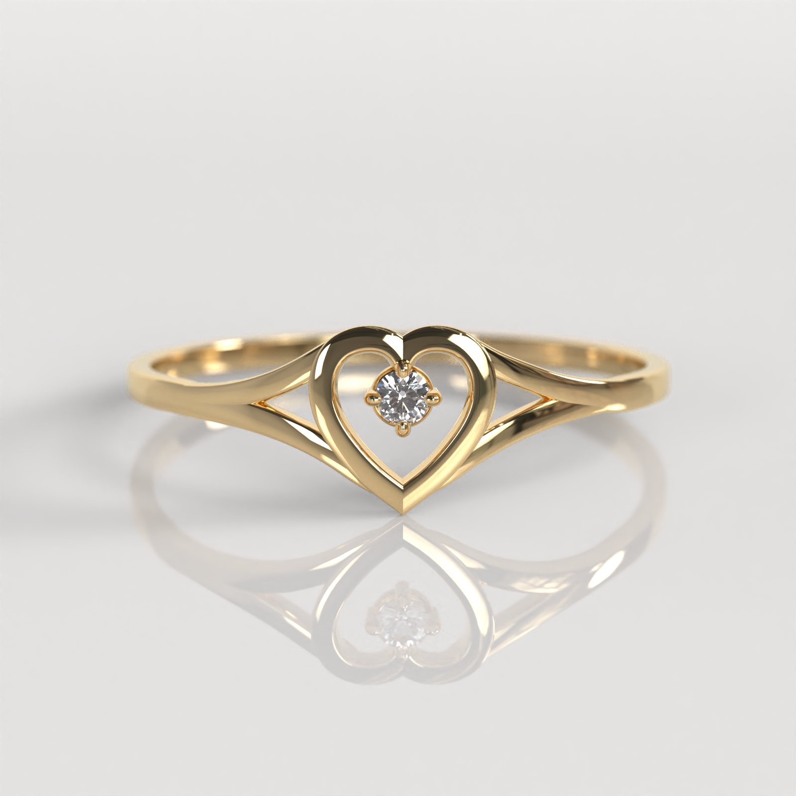 Anillo Gwen - Oro Amarillo 18K