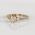 Anillo Gwen - Oro Rosado 18K