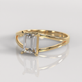 Anillo de Compromiso Zelia - Oro Amarillo 18K