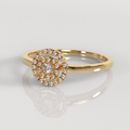 Anillo de Compromiso Seraphine - Oro Amarillo 18K