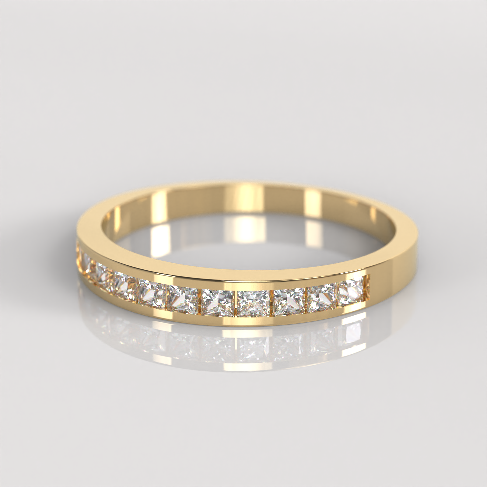 Anillo de Compromiso Mercia - Oro Amarillo 18K
