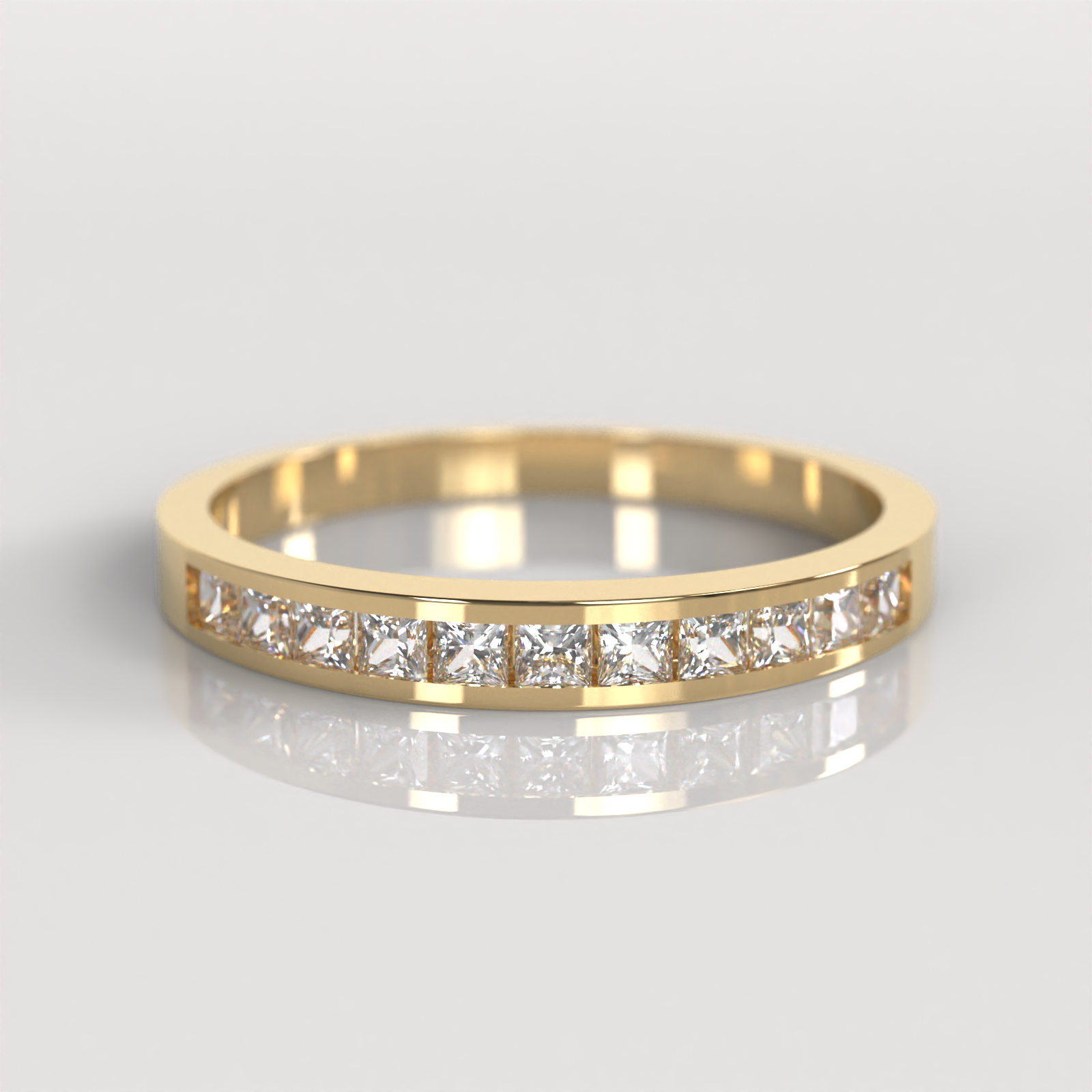 Anillo de Compromiso Mercia - Oro Amarillo 18K