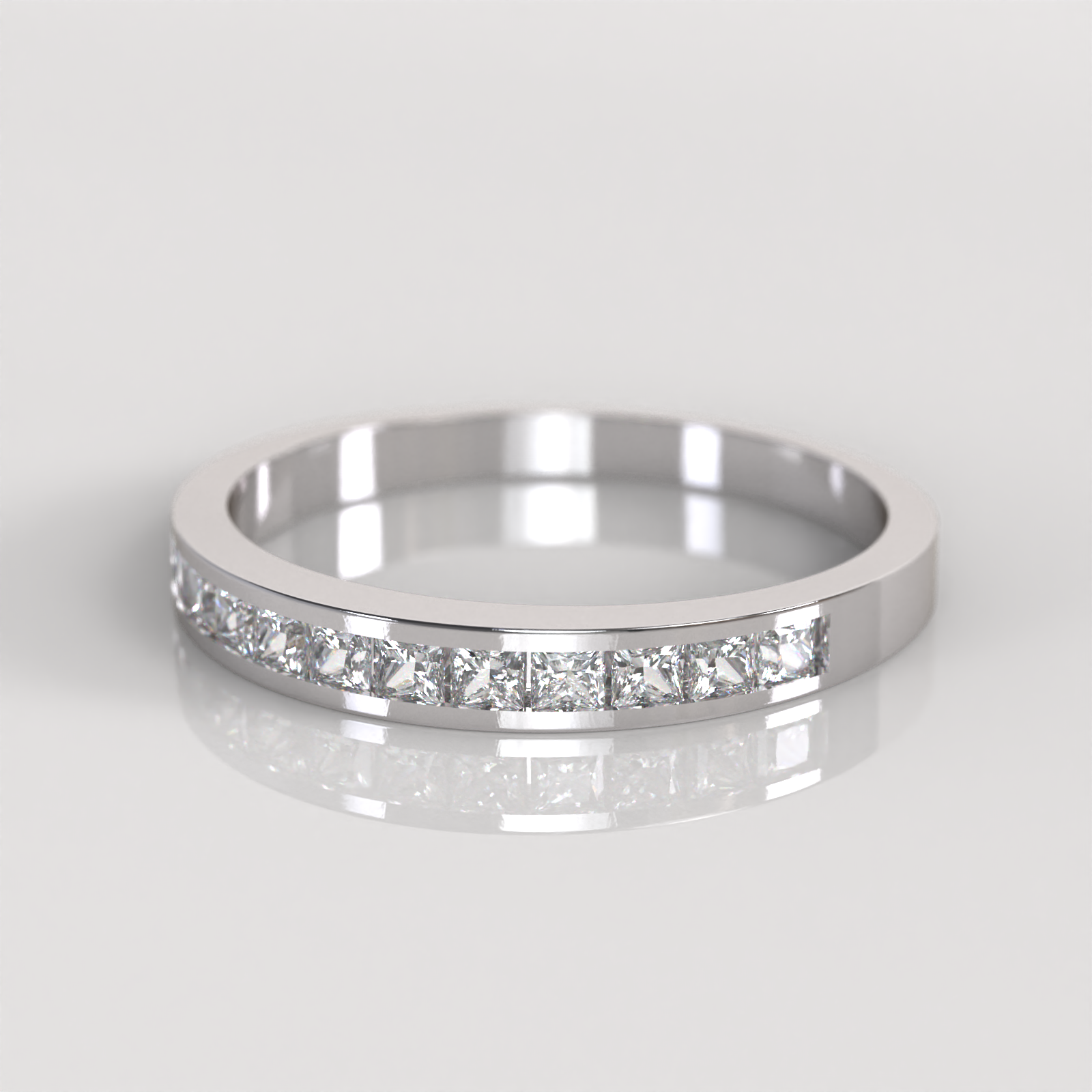 Anillo de Compromiso Mercia - Oro Blanco 18K