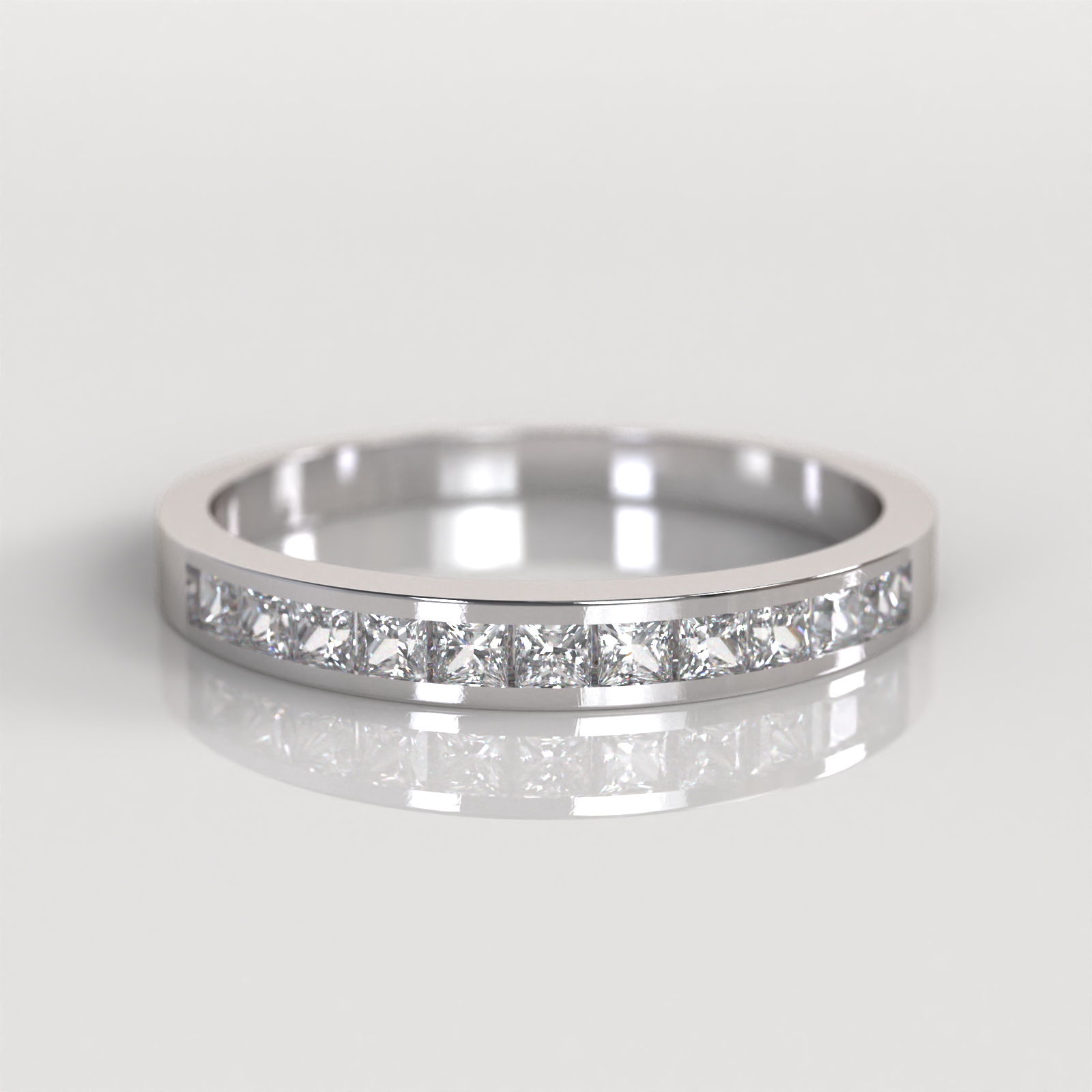 Anillo de Compromiso Mercia - Oro Blanco 18K