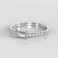 Anillo de Compromiso Annya - Plata
