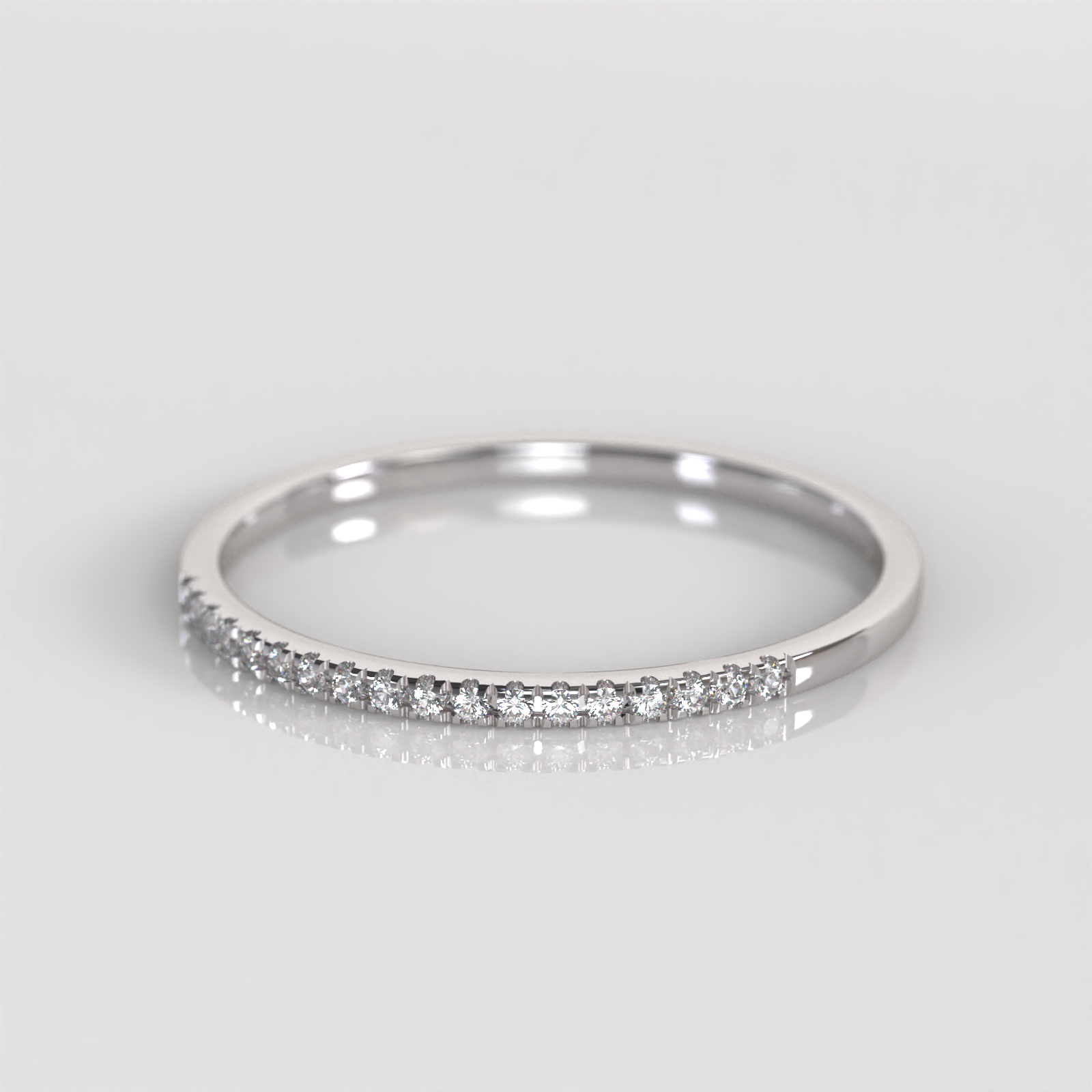Anillo Isadora - Oro Blanco 18K