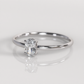 Anillo de Compromiso Olivia - Oro Blanco 18K