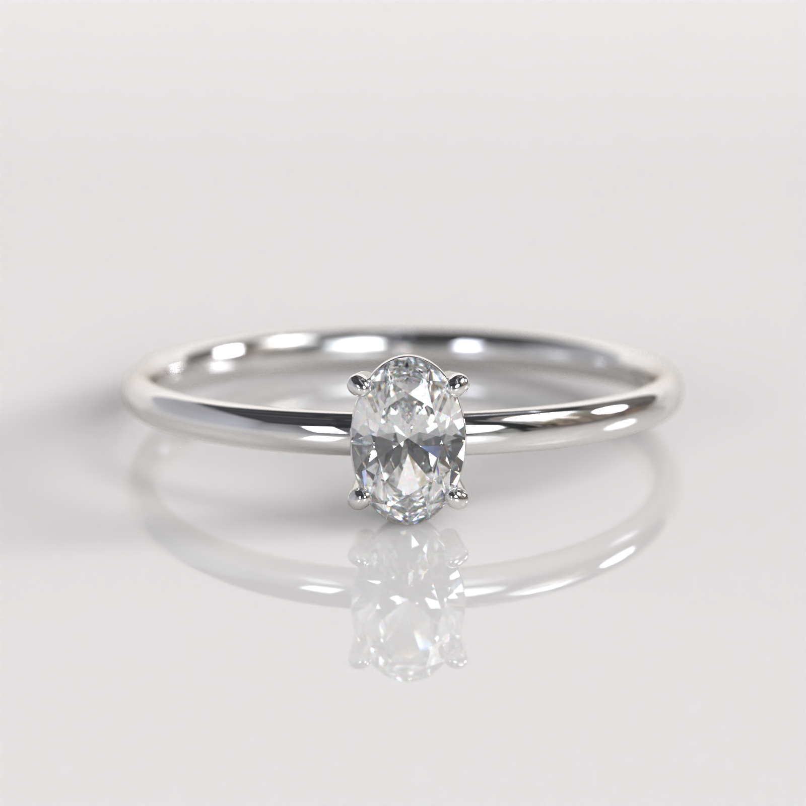 Anillo de Compromiso Olivia - Plata