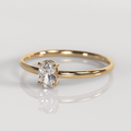 Anillo de Compromiso Olivia - Oro Rosado 18K