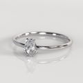 Anillo de Compromiso Claire - Oro Blanco 18K