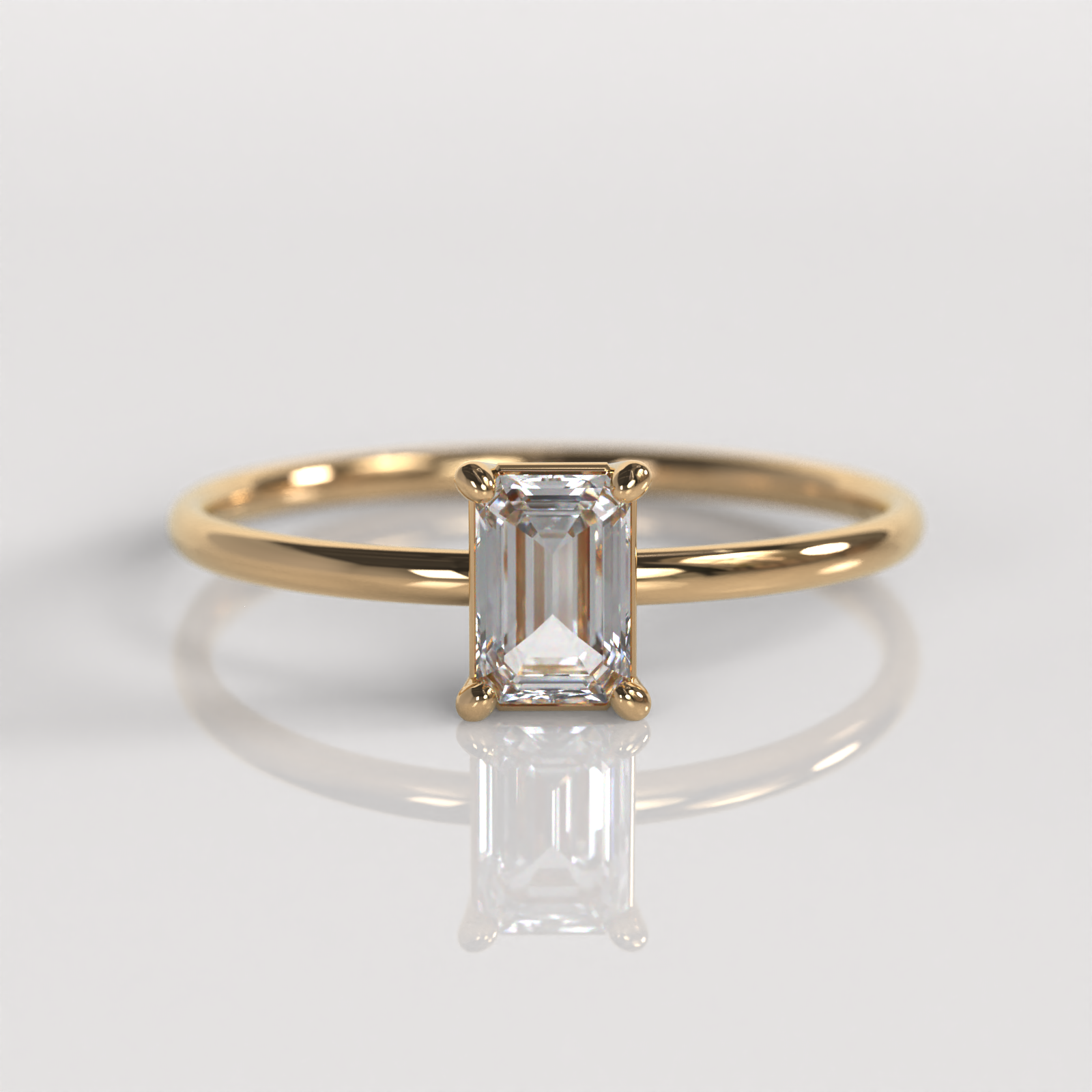 Anillo de Compromiso Ivara - Oro Rosado 18K