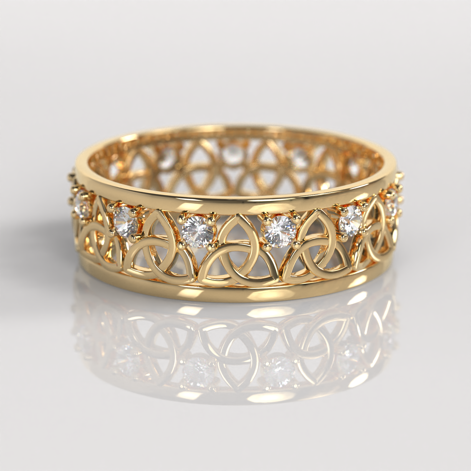 Anillo Triquel - Oro Amarillo 18K