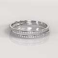 Anillo Amanda - Oro Blanco 18K