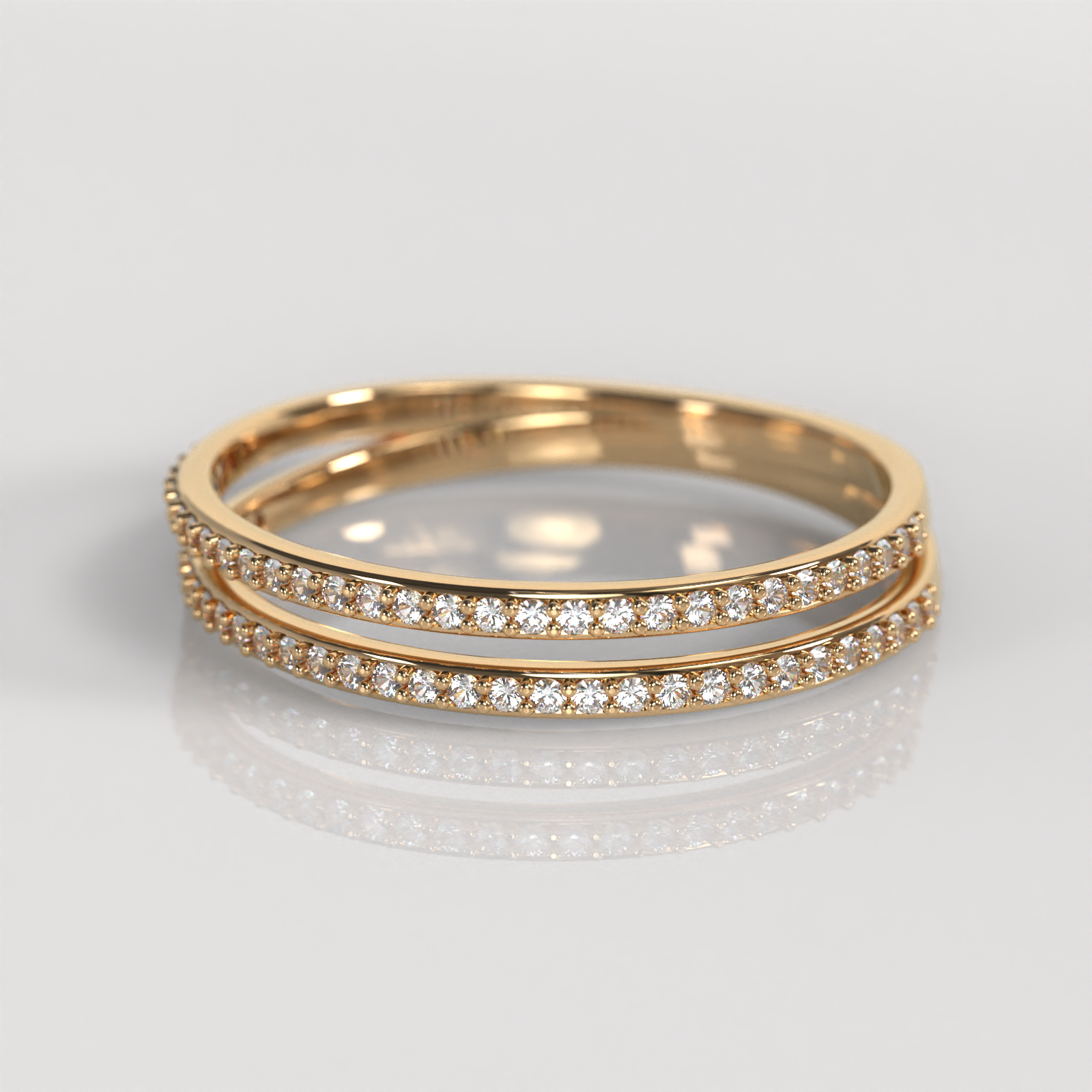 Anillo Amanda - Oro Rosado 18K