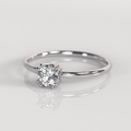 Anillo de Compromiso Camille - Oro Blanco 18K