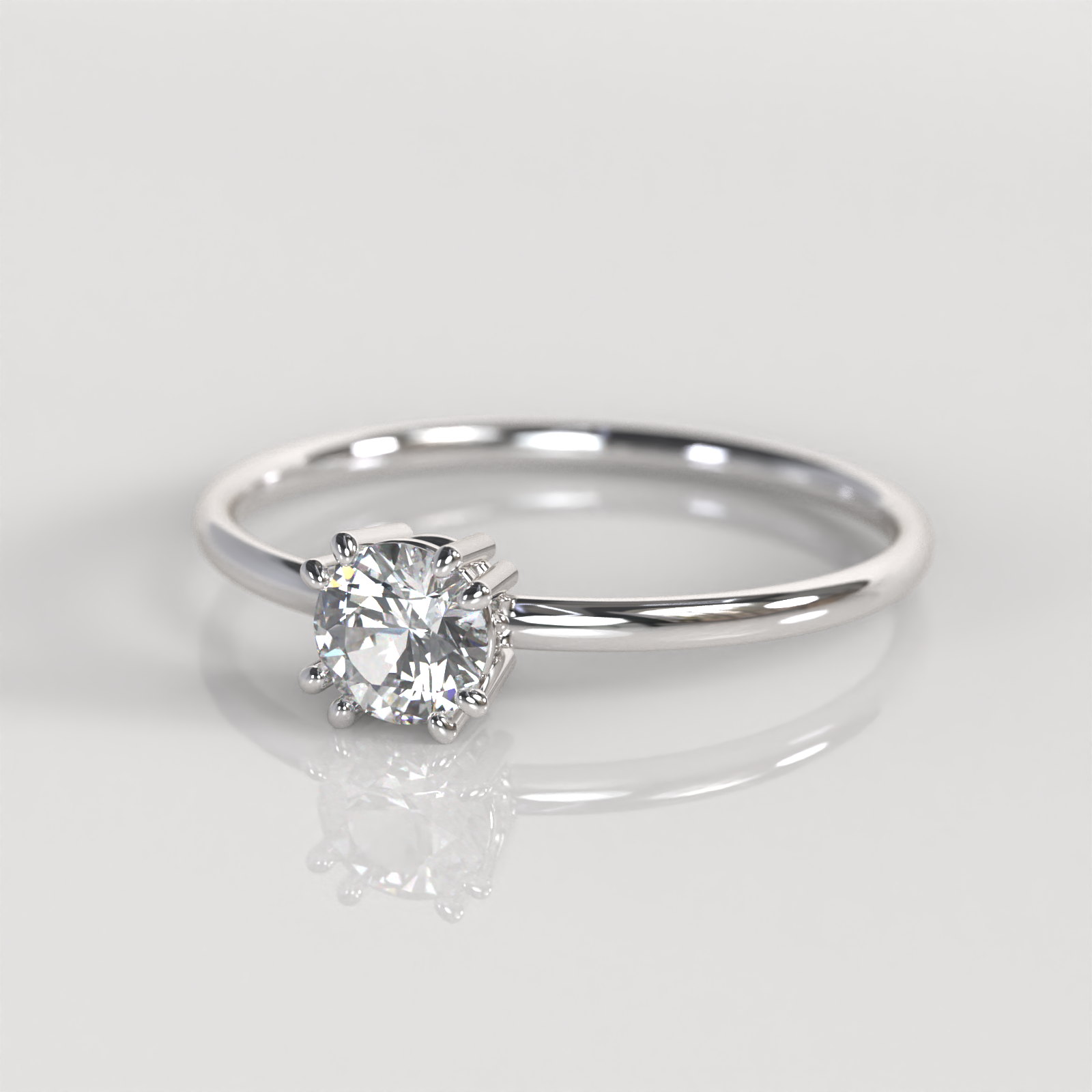 Anillo de Compromiso Camille - Plata