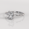 Anillo de Compromiso Chrysta - Oro Blanco 18K