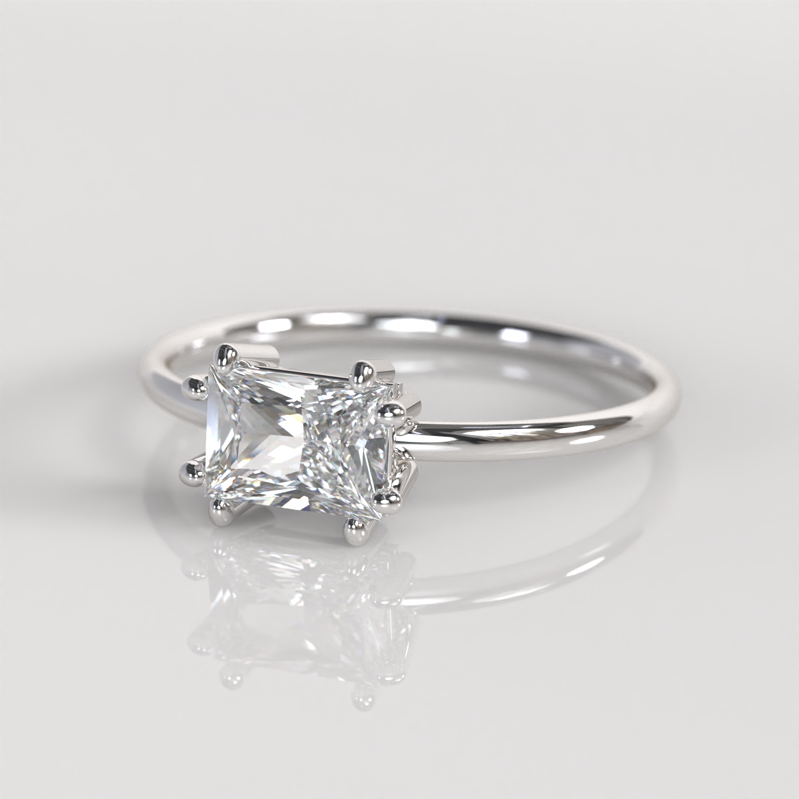 Anillo de Compromiso Regina - Plata