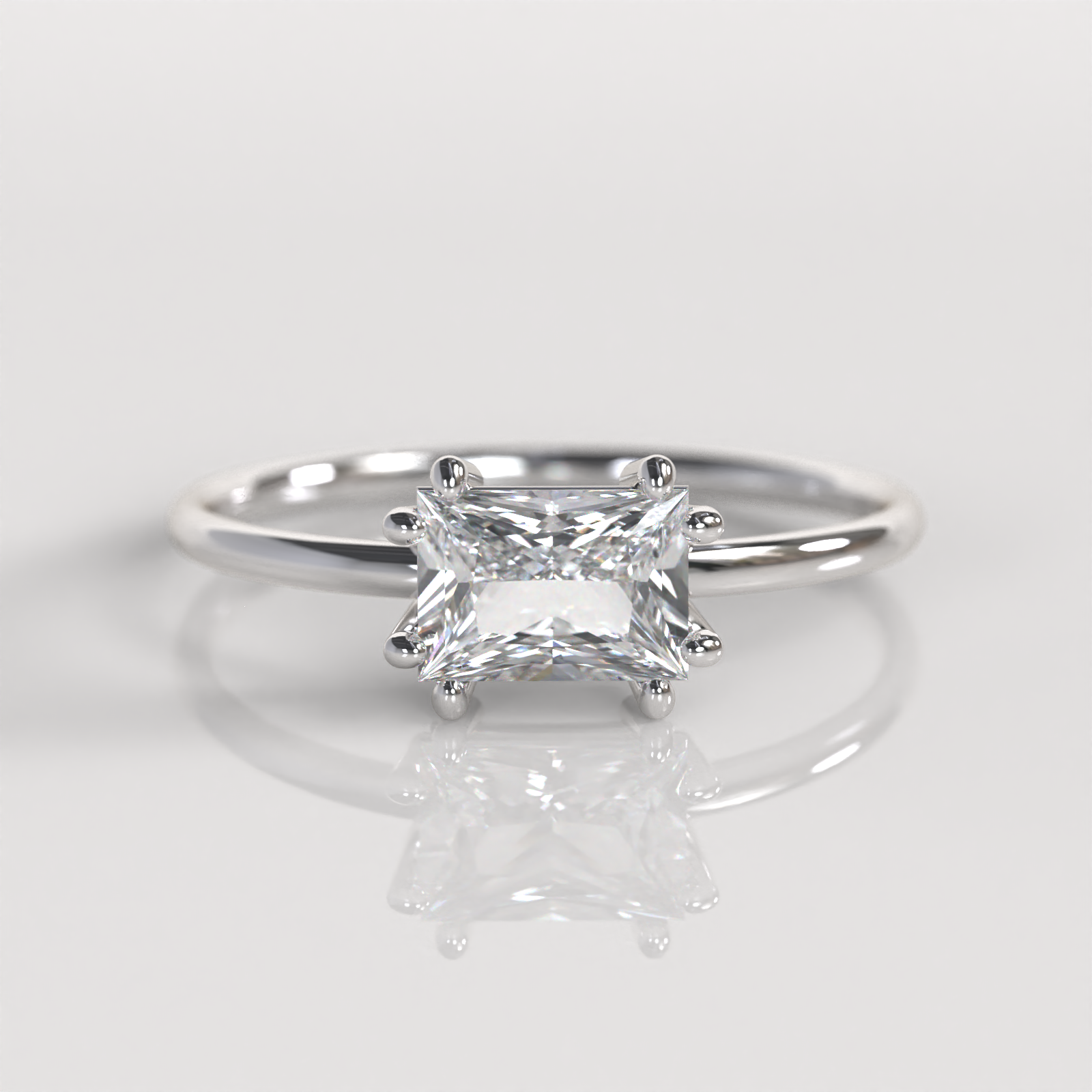 Anillo de Compromiso Regina - Plata