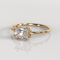 Anillo de Compromiso Regina - Oro Rosado 18K