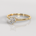 Anillo de Compromiso Alma - Oro Amarillo 18K
